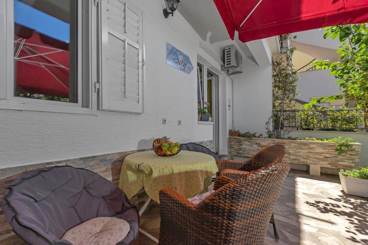 Apartmani Luna Baška Voda Exteriér fotografie